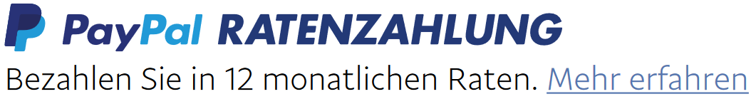 PayPal Ratenzahlung